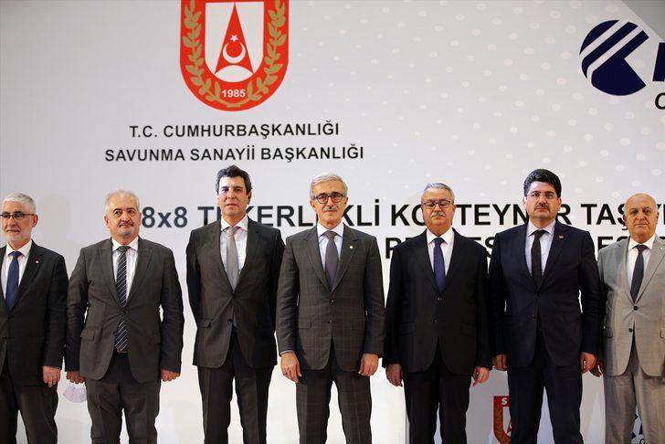 8x8 Tekerlekli Konteyner Taşıyıcı Araç Projesi imza töreni G5