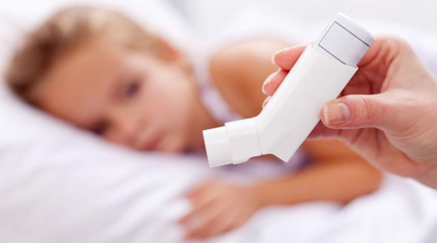 Çocuklarda astım alerjik kökenli