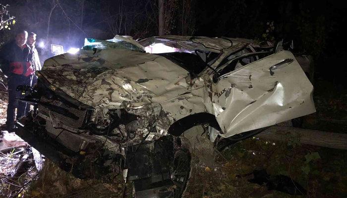 Tokat'ta feci kaza! Virajı alamayan kamyonet 100 metreden uçuruma yuvarlandı: 3 ölü, 1 yaralı