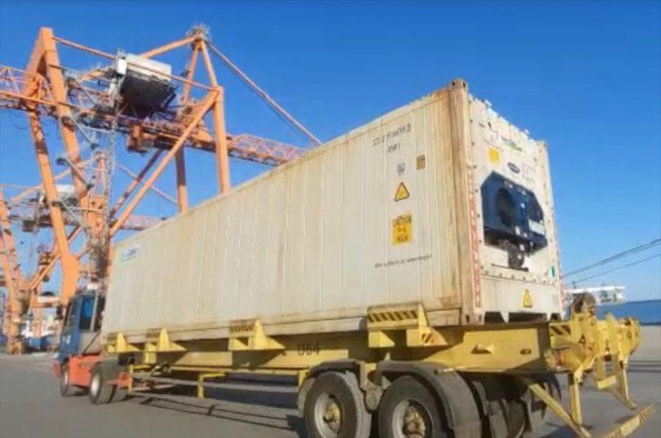 Mersin Uluslararası Limanı'nda 60 kilo 950 gram kokain ele geçirildi G3