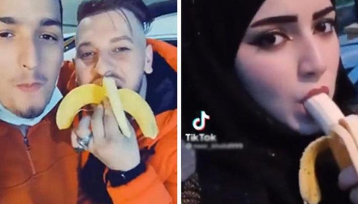 Provokatif amaçla 'muz yeme' videosu çeken yabancı uyruklu 7 kişi yakalandı! Sınır dışı edilecekler