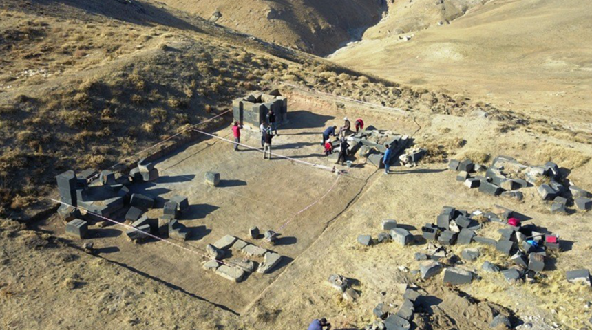 Kef Kalesi’nde 45 yıl sonra ilk kazı çalışması yapıldı