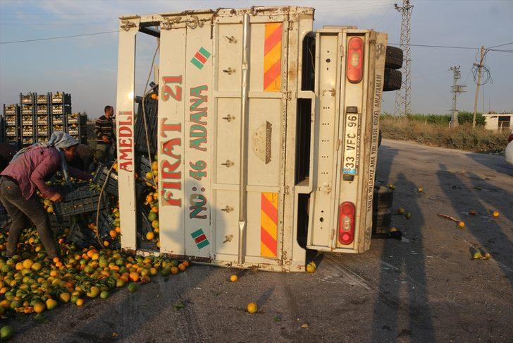 Adana'da iki kamyonun çarpışması sonucu 3 kişi yaralandı G2