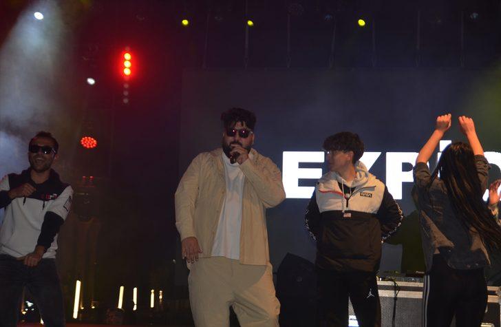 Türk rap şarkıcısı Eypio, Kütahya'da sahne aldı G3
