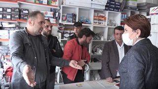 Meral Akşener'in Siirt ziyaretinde Burası Kürdistan diyen kişi gözaltına alındı