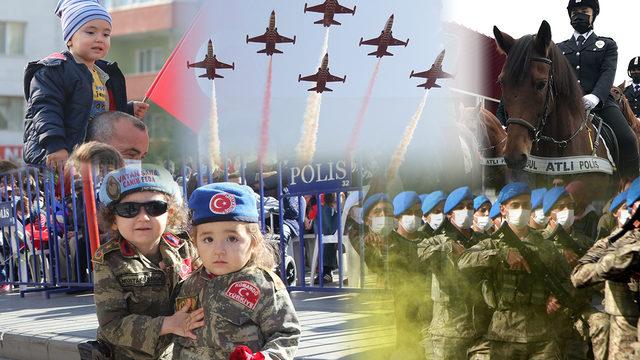 Tüm yurtta Cumhuriyet coşkusu! İşte 81 ilden 29 Ekim manzaraları