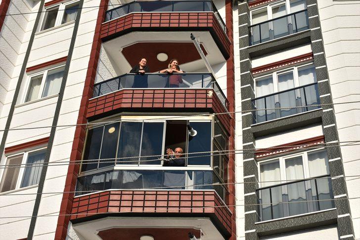 Kırıkkale'de tır dorsesinde mehter takımlı "29 Ekim" kutlaması G1