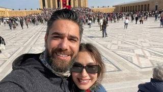 Neslihan Atagül ve  Kadir Doğulu Anıtkabir'de 