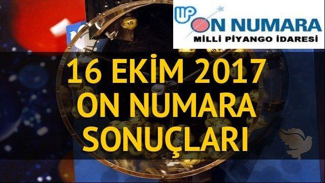 On Numara sonuçları 16 Ekim: On Numara bilen 3 kişi 100'er bin lirayı kaptı!