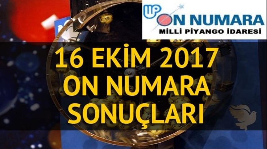 On Numara sonuçları 16 Ekim: On Numara bilen 3 kişi 100'er bin lirayı kaptı!