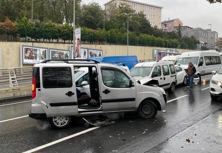 Son Dakika: Şişli'de zincirleme trafik kazası! 7 araç birbirine girdi G5