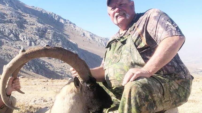 10 bin kilometre uzaktan gelen ABD'li, 500 bin lira harcayıp Kahramanmaraş'ta yaban keçisi avladı