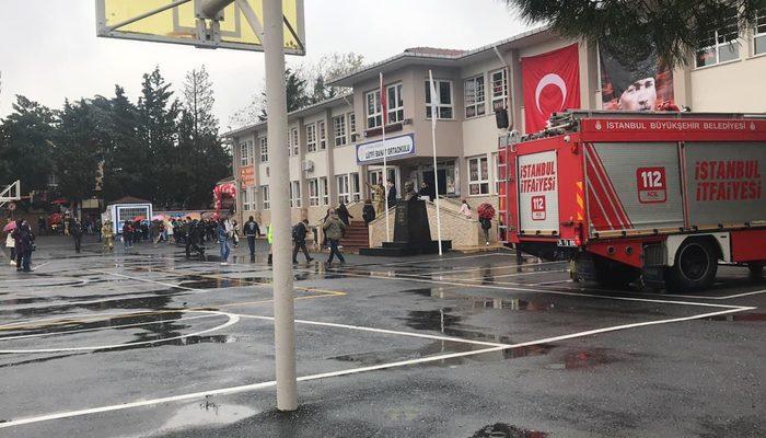 Beşiktaş'ta okulda korkutan yangın! Okul tatil edildi