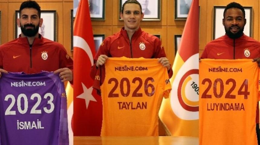 Galatasaray üç isimle sözleşme uzattı