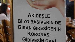 Şiveli dezenfektan çağrısı güldürdü