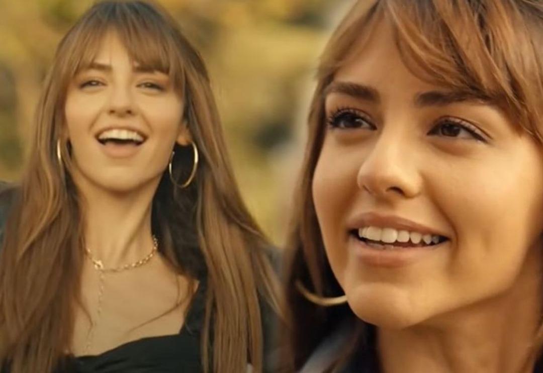 &Uuml;&ccedil; Kuruş dizisinin g&uuml;zeller g&uuml;zeli Leyla'sı Aslıhan Malbora, sevgilisini &ouml;pmelere doyamadı!