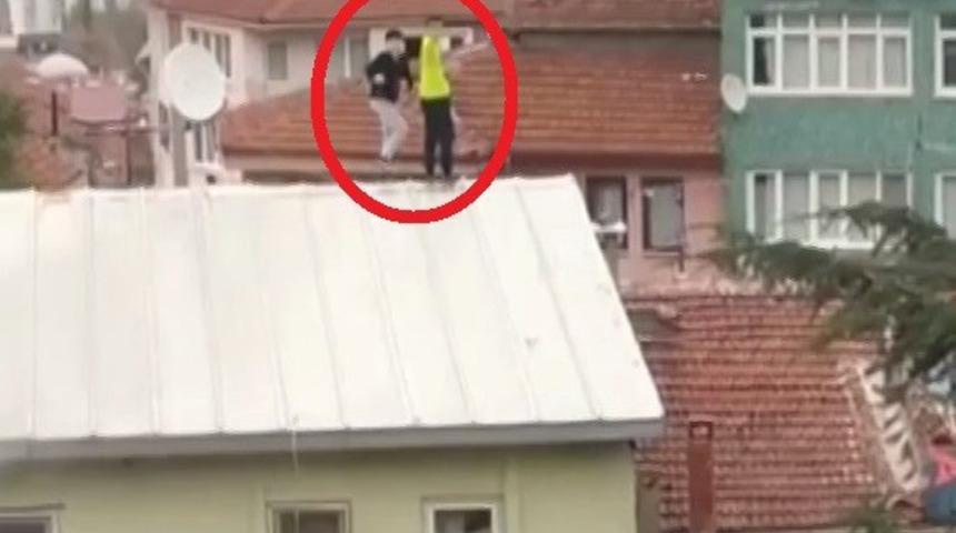 Korkutan görüntü! TikTok uğruna canlarını hiçe saydılar