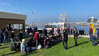 Şile açıklarında teknede 40 kaçak göçmen ve 1 insan kaçakçısı yakalandı 