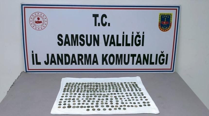 Samsun'da tarihi eser operasyonunda 5 şüpheli yakalandı