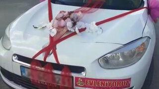 Akılalmaz olay! Cinayet şüphelisi gelin arabasında yakalandı