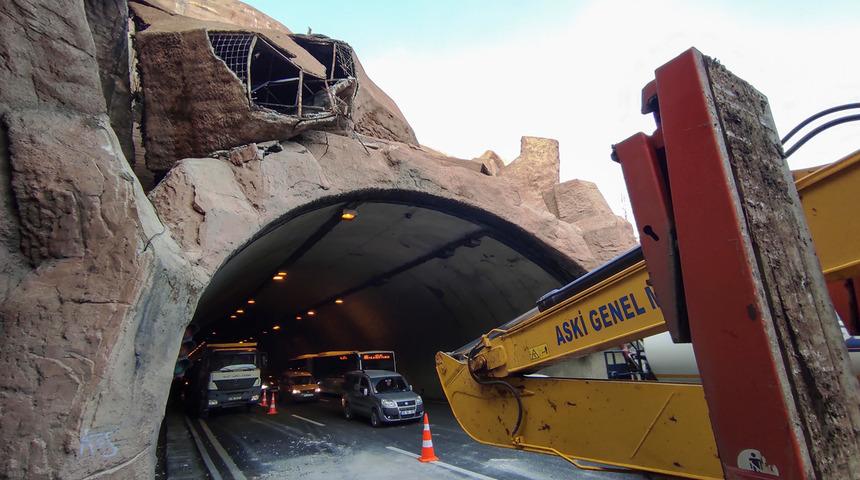 Tünel çıkışında hayatının şokunu yaşadı