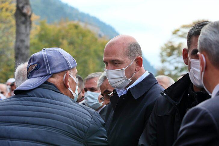 İçişleri Bakanı Soylu, Sinop'taki selde kaybolanların gıyabi cenaze namazına katıldı G2