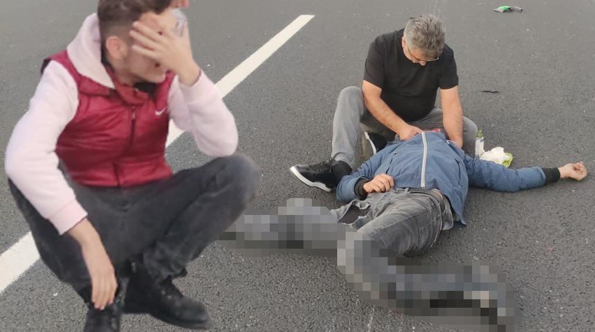 Kahreden motosiklet kazası! Gözyaşlarına boğuldular