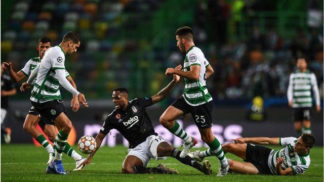 Beşiktaş Sporting Lizbon'a 4-0 yenildi, Şampiyonlar Ligi'ne veda etti