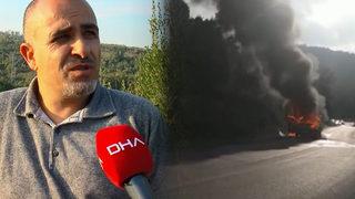 Yer: İstanbul! 15 gün önce aldığı otomobil alev alev yandı