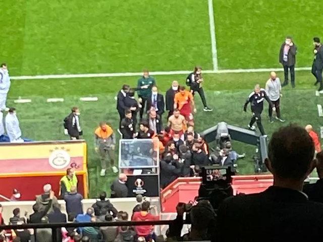 Diagne çıldırdı! Zor sakinleştirdiler