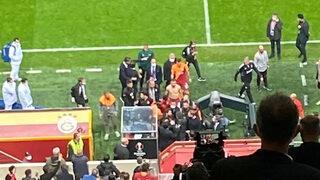 Diagne çıldırdı! Zor sakinleştirdiler