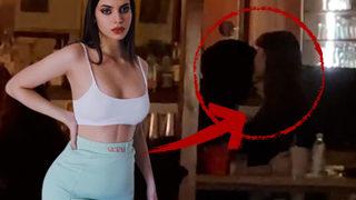 Defne Samyeli'nin küçük kızı Derin Talu öpüşürken yakalandı