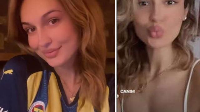 Fenerbahçe'nin güzel yengesi taraftarlarla arayı düzeltti!