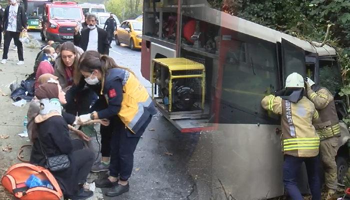 İstanbul'da yolcu minibüsü kaza yaptı! 1 ölü, 7 yaralı