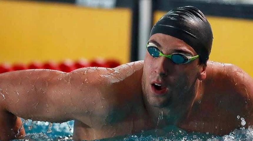 Milli yüzücü Emre Sakçı, Avrupa ikincisi oldu