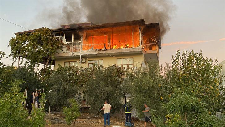 Antalya'da evde çıkan yangın hasara neden oldu G1