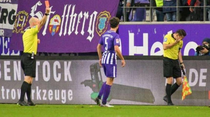 Hakeme tüküren futbolcuya tarihin en ağır cezası! 