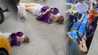 Ordu'da ekipleri alarma geçirdi! Önce yola yattı ardından denize atladı