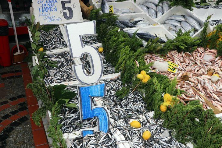 Edirne'de kilogramı 5 liradan satılan hamsi vatandaşlardan ilgi görüyor G1