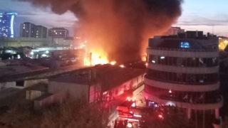 Son Dakika: Avcılar'da korkutan yangın