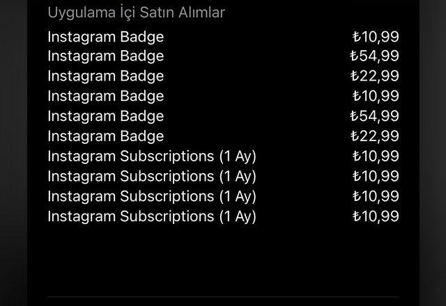 Instagram abonelik fiyatları