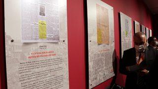 Antep savunmasına ilişkin o dönem yapılan haberlerin belgeleri sergileniyor