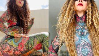 Tüm vücudunu dövmeyle kaplatan sosyal medya fenomeni eski halini paylaştı! Takipçilerinden tepki yağdı