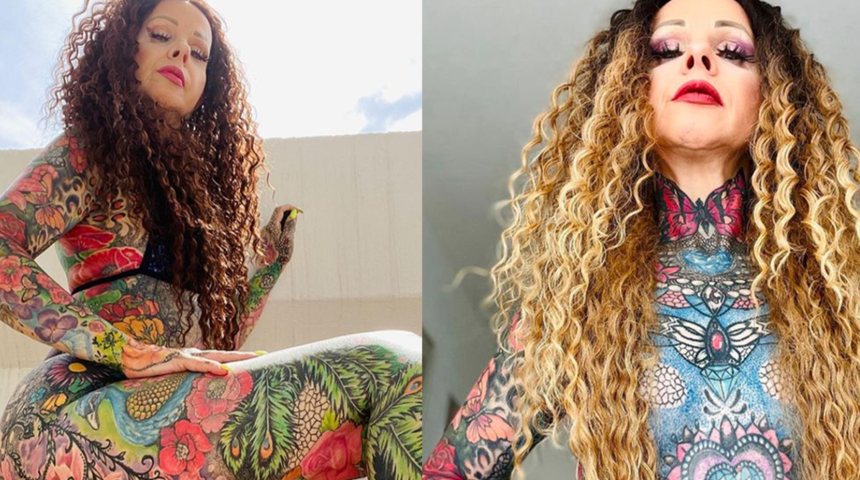 Tüm vücudunu dövmeyle kaplatan sosyal medya fenomeni eski halini paylaştı! Takipçilerinden tepki yağdı