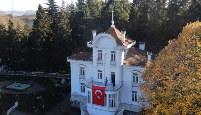 Atatürk’ün vasiyetini yazdığı Trabzon’daki Atatürk Köşkü’nde restorasyon çalışmaları başladı