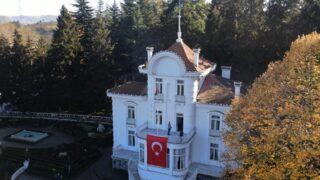 Atatürk’ün vasiyetini yazdığı Trabzon’daki Atatürk Köşkü’nde restorasyon çalışmaları başladı
