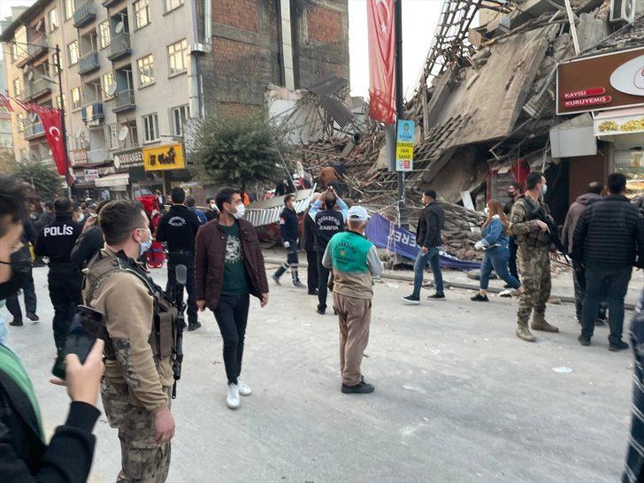 Malatya'da bir binada göçük meydana geldi G1