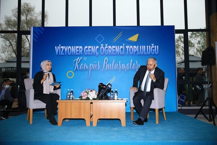 AK Parti Genel Başkanvekili Yıldırım Sakarya'da üniversitelilerle buluştu: G1