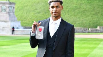 Rashford, kraliyet nişanına layık görüldü