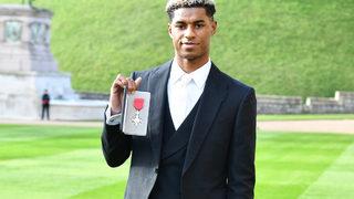 Rashford, kraliyet nişanına layık görüldü